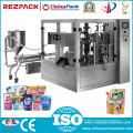 Máquina de embalaje de alimentos de relleno de llenado automático de líquidos (RZ6 / 8-200 / 300A)